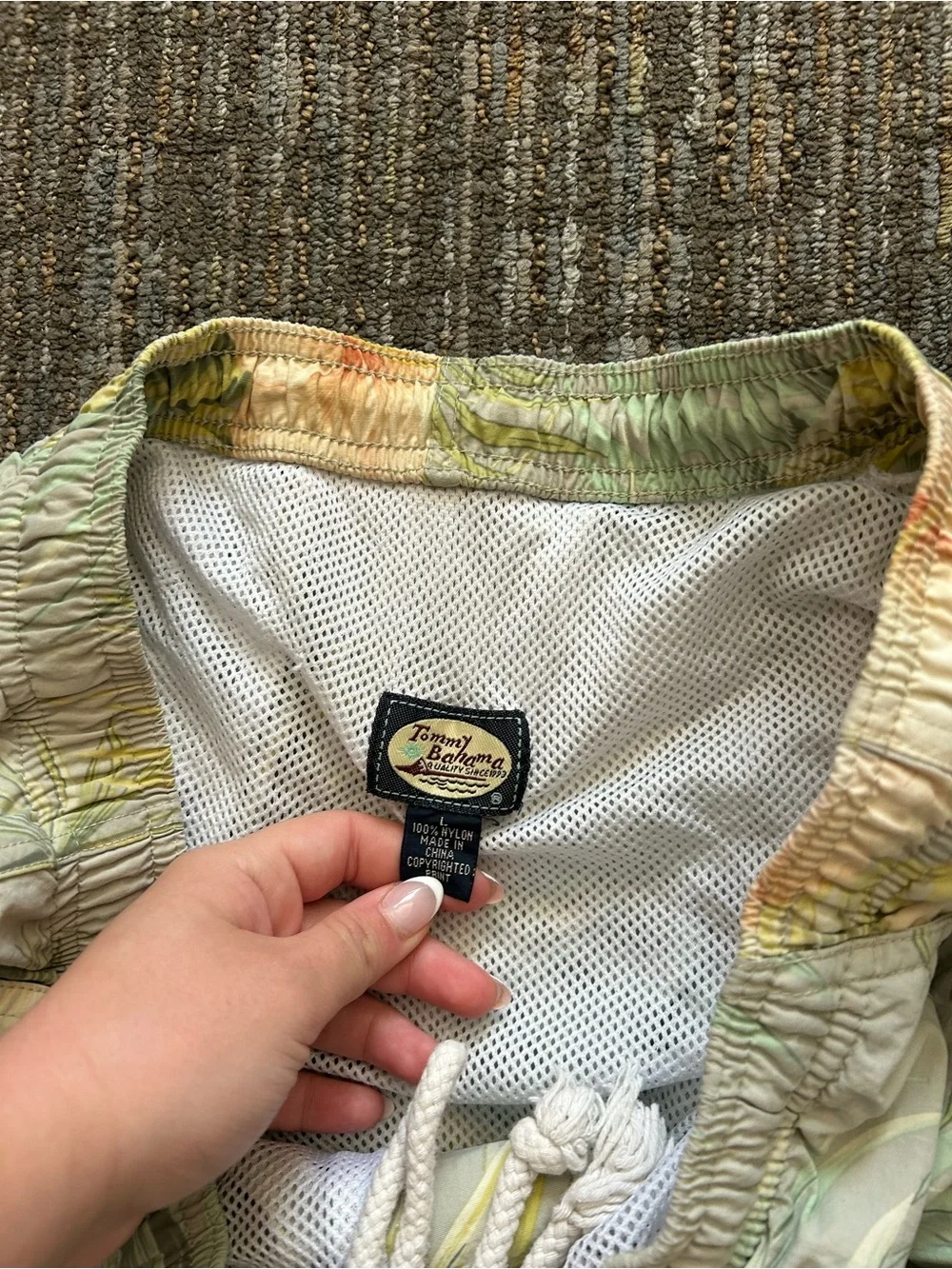 Tommy Bahama Vintage Tropical Palm & Floral Swim Trunks - Men's Large